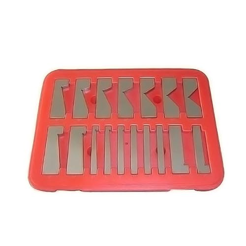 2/10/12/17Pcs 30/45/60/90 Grad Präzision Maschinist Messung Werkzeug Winkel Block Lineal Zoll Metric Dreieck Metall Hohe Genauigkeit(17pcs) von JCKJWL