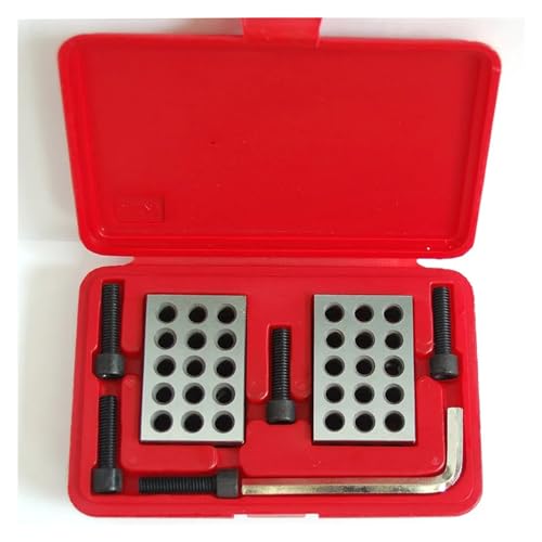 23 Löcher, Präzisionsblöcke 25–50–75 mm mit Schrauben, paralleler Klemmblocksatz, Stahlblock 23 Löcher, 1–2–3 Zoll, Blocklehre 23 Löcher Hohe Genauigkeit(1-2-3 inch set) von JCKJWL