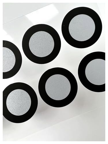 Diffuse Reflexionsmarker, Positionierungsziele for 3D-Scanner for 3D-Scanning und optisches Tracking Stellen Sie sicher, dass alle Details erfasst werd(Inner 16 outer 25mm(100)) von JCKJWL