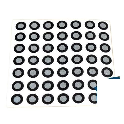 Referenzpunktmarkierungen/Reflexionsmarkierungen, optischer Tracking-3D-Scannermarker for einfacheres Scannen Stellen Sie sicher, dass alle Details erfasst werd(Inner 6 outer 10mm) von JCKJWL