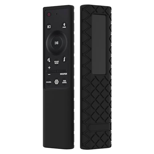 JCMOYUTY AH81-15047A Fernbedienung für Samsung Soundbar AH81-15498A HW-Q60C HW-B650 HW-C450 HW-Q60B, HW-Q990 Silikon-Soundbar-Fernbedienungshülle, schwarze Hülle JCMOYUTY AH81-15047A Fernbedienung für Samsung Soundbar AH81-15498A HW-Q60C HW-B650 HW-C450 HW-Q60B, HW-Q990 Silikon-Soundbar-Fernbedienungshülle, schwarze Hülle von JCMOYUTY