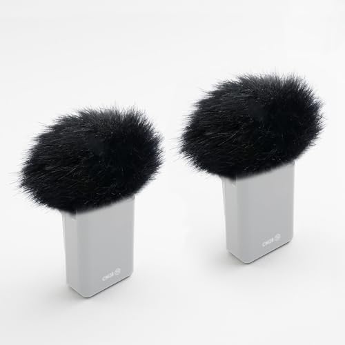 JCMOYUTY Windschutz für NEEWER CM28 Wireless Lavalier Mikrofon Deadcat Furry Cover, 2er-Pack Pop-Filter-Zubehör JCMOYUTY Windschutz für NEEWER CM28 Wireless Lavalier Mikrofon Deadcat Furry Cover, 2er-Pack Pop-Filter-Zubehör von JCMOYUTY