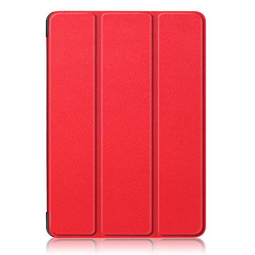 JCTek Dünne Schutzhülle für iPad Air 4 2020 27,7 cm (10 Zoll) 2020 Tablet, PU-Leder, dreifach faltbar, leicht, stoßfest, mit Standfunktion, Rot von JCTek