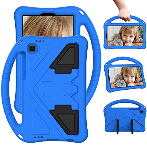 JCTek Kinder-Schutzhülle, kompatibel mit Galaxy Tab A7 Lite 2021 22,1 cm (8,7 Zoll) Tablet Modell SM-T220 SM-T225, strapazierfähiges EVA-Schaumgummi, Griff Ständer, super schützende stoßfeste Hülle (blau) von JCTek