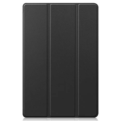 JCTek Schutzhülle für Huawei MatePad T10s 10,1 Zoll AGS3-L09 AGS3-W09 / T10 24,6 cm AGR-L09 AGR-W09 2020 Tablet, Premium-Lederhülle, Smart stoßfest mit Ständer Cover (schwarz) von JCTek