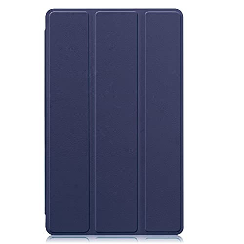 JCTek Schutzhülle kompatibel für Samsung Galaxy Tab A7 Lite 8,7 Zoll 2021 veröffentlicht Tablet Modell SM-T220 SM-T225, Premium Leder Hülle Smart Stoßfest Schutzhülle mit Ständer Cover (Blau) von JCTek