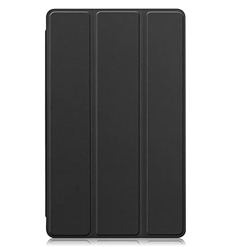 JCTek Schutzhülle kompatibel für Samsung Galaxy Tab A7 Lite 8,7 Zoll 2021 veröffentlicht Tablet Modell SM-T220 SM-T225, Premium Leder Hülle Smart Stoßfest Schutzhülle mit Ständer Cover (Schwarz) von JCTek