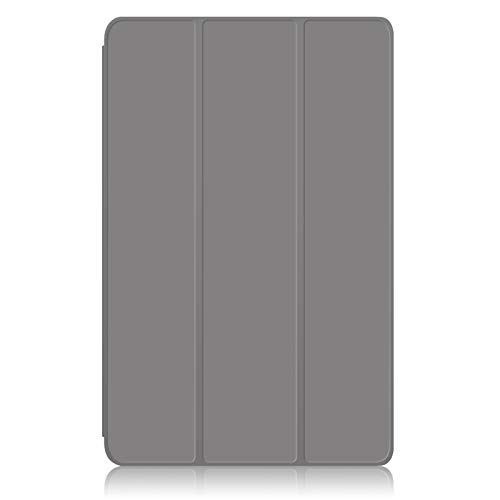 JCTek Stoßfeste Schutzhülle aus Leder für Samsung Galaxy Tab A7 26,4 cm (10,4 Zoll) 2020 (SM-T500/T505/T507) mit mehreren Blickwinkeln und automatischer Aufwachfunktion (grau) von JCTek