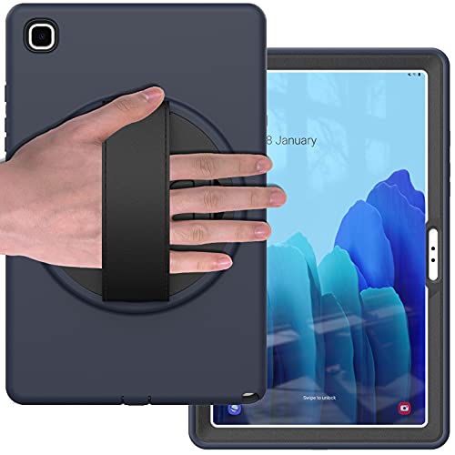 JCTek Stoßfeste Schutzhülle für Samsung Galaxy Tab A7 T505 / T500 / T507(10,4 Zoll) 2020 Tablet mit Displayschutzfolie, Schutzhülle mit Standfunktion (b-marineblau) von JCTek