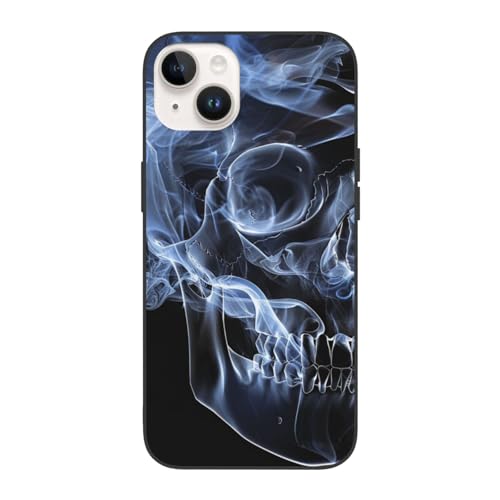 JCVOTREL Schutzhülle für iPhone 14 mit Totenkopf-Motiv, TPU + PC, stoßfest, lustige Handyhülle für iPhone 14, Anti-Fingerabdruck, vergilbt nicht, Weiß JCVOTREL Schutzhülle für iPhone 14 mit Totenkopf-Motiv, TPU + PC, stoßfest, lustige Handyhülle für iPhone 14, Anti-Fingerabdruck, vergilbt nicht, Weiß von JCVOTREL