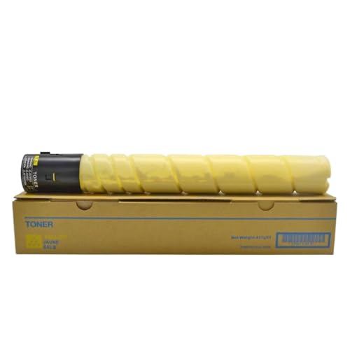 JCxYGAP Kompatibel mit TN321 Toner Patrone C224 C284 C364 7822 7828 und Pulver C224E C284E C364E(TN321-Yellow-110g) von JCxYGAP