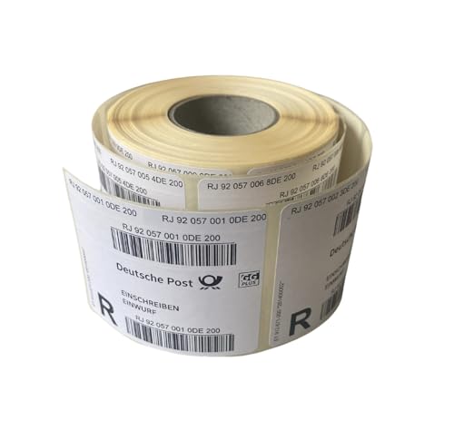 Post Einschreiben Einwurf Label National, 500 Stk. Aufkleber Selbstklebend Rolle 500 Stück von JD AllDay
