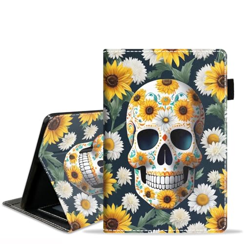 JDHJFBFJNP Schutzhülle für Amazon Kindle Fire 7 Tablet (9. / 7. Generation, Version 2019/2017, 17,8 cm Display), PU-Leder, Standfunktion, Klappetui mit Kartenfach und Stifthalter von JDHJFBFJNP