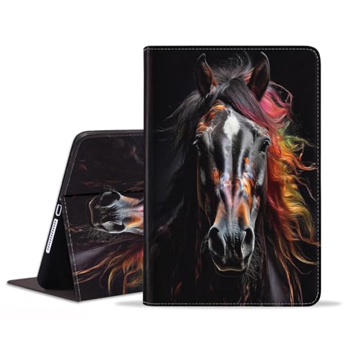 JDHJFBFJNP Schutzhülle für Samsung Galaxy Tab S10 Plus 2024 / S9 Plus / S9 FE Plus 5G 12,4 Zoll 2023, Premium-PU-Leder, Standfunktion, Folio-Cover mit automatischer Sleep/Wake, Pferd JDHJFBFJNP Schutzhülle für Samsung Galaxy Tab S10 Plus 2024 / S9 Plus / S9 FE Plus 5G 12,4 Zoll 2023, Premium-PU-Leder, Standfunktion, Folio-Cover mit automatischer Sleep/Wake, Pferd von JDHJFBFJNP