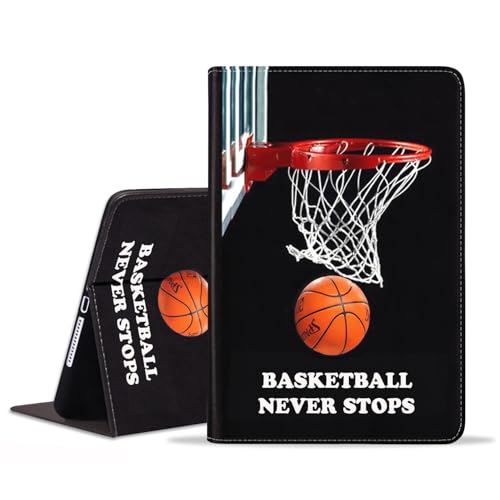 JDHJFBFJNP Schutzhülle für Samsung Galaxy Tab S10 Plus 2024 / S9 Plus / S9 FE Plus 5G 12,4 Zoll 2023, Premium-PU-Leder-Ständer, Folio-Abdeckung mit automatischer Sleep/Wake-Funktion, Basketball stoppt JDHJFBFJNP Schutzhülle für Samsung Galaxy Tab S10 Plus 2024 / S9 Plus / S9 FE Plus 5G 12,4 Zoll 2023, Premium-PU-Leder-Ständer, Folio-Abdeckung mit automatischer Sleep/Wake-Funktion, Basketball stoppt von JDHJFBFJNP