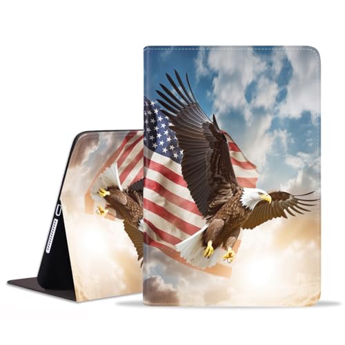 JDHJFBFJNP Schutzhülle für iPad 9. / 8. / 7. Generation (2021/2020/2019) 10,2 Zoll / iPad Air (3. Generation) 26,7 cm (10,5 Zoll) 2019, Premium-PU-Leder, Standfunktion, mit automatischer Sleep von JDHJFBFJNP