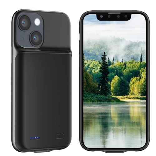 JDIRLDL 1 Pack Akkuhüllen für iPhone 14, (6800mAh) Upgrade höhere Kapazität wiederaufladbare erweiterte Batteriepack Ladegerät Fall, schützende Backup-Ladegerät Abdeckung für iPhone 14 von JDIRLDL