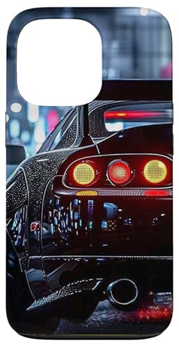 Hülle für iPhone 13 Pro Retro-JDM Supra A80 Drift-Rennwagen Tokyo Drift bei Nacht von JDM Japanese Automotive Tuning Car Art