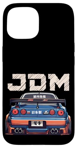 Hülle für iPhone 15 JDM japanisches Retro-Automobil-Rennauto, Geschenk von JDM Japanese Automotive Tuning Car Art