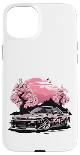 JDM Japanisches Drift Race Tuned Car Sakura Blossom Kunst Geschenk Hülle für iPhone 15 Plus JDM Japanisches Drift Race Tuned Car Sakura Blossom Kunst Geschenk Hülle für iPhone 15 Plus von JDM Japanese Automotive Tuning Car Art
