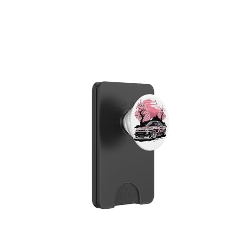 JDM Japanisches Drift Race Tuned Car Sakura Blossom Kunst Geschenk PopSockets PopWallet für MagSafe von JDM Japanese Automotive Tuning Car Art