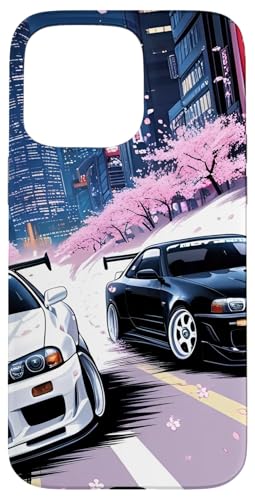 JDM Race Cars Tokyo Street Drift Sakura Blossom im Anime-Stil Hülle für iPhone 15 Pro Max JDM Race Cars Tokyo Street Drift Sakura Blossom im Anime-Stil Hülle für iPhone 15 Pro Max von JDM Japanese Automotive Tuning Car Art