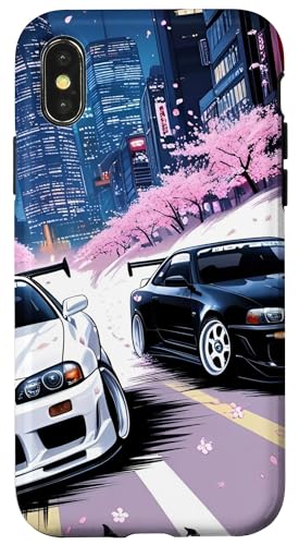 JDM Race Cars Tokyo Street Drift Sakura Blossom im Anime-Stil Hülle für iPhone X/XS JDM Race Cars Tokyo Street Drift Sakura Blossom im Anime-Stil Hülle für iPhone X/XS von JDM Japanese Automotive Tuning Car Art