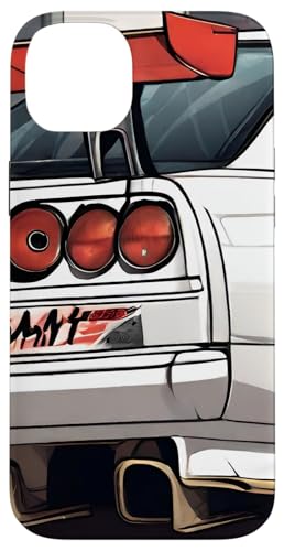 Japanisches Drift-Renn-Tuning-Auto Tokyo Skyline im Retrostil von JDM Hülle für iPhone 14 Plus von JDM Japanese Automotive Tuning Car Art