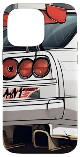 Japanisches Drift-Renn-Tuning-Auto Tokyo Skyline im Retrostil von JDM Hülle für iPhone 14 Pro Max von JDM Japanese Automotive Tuning Car Art