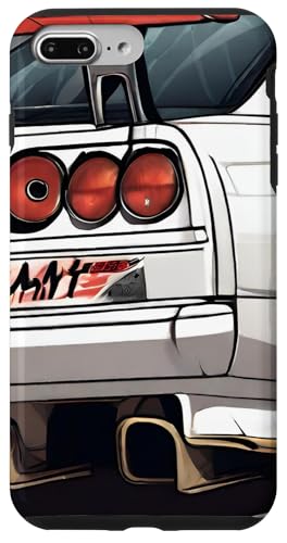 Japanisches Drift-Renn-Tuning-Auto Tokyo Skyline im Retrostil von JDM Hülle für iPhone 7 Plus/8 Plus von JDM Japanese Automotive Tuning Car Art