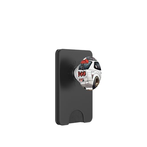 Japanisches Drift-Renn-Tuning-Auto Tokyo Skyline im Retrostil von JDM PopSockets PopWallet für MagSafe von JDM Japanese Automotive Tuning Car Art