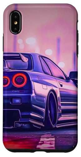 Retro-JDM-Drift-Rennwagen für den japanischen Inlandsmarkt Tokyo Drift Hülle für iPhone XS Max von JDM Japanese Automotive Tuning Car Art