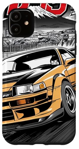 Retro JDM Japanisches Drift Racing Tuning Auto Tokyo Drift Geschenk Hülle für iPhone 11 von JDM Japanese Automotive Tuning Car Art