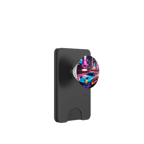 Retro JDM Japanisches Drift Rennauto Tokio Skyline bei Nacht PopSockets PopWallet für MagSafe Retro JDM Japanisches Drift Rennauto Tokio Skyline bei Nacht PopSockets PopWallet für MagSafe von JDM Japanese Automotive Tuning Car Art