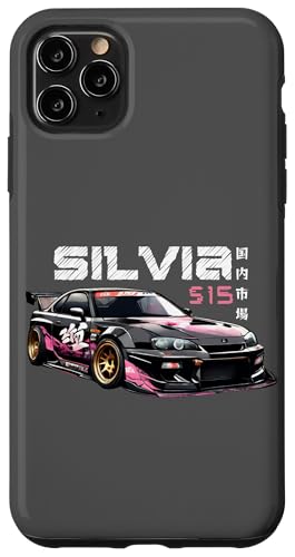 Retro-JDM Silvia S15 Drift-Rennwagen für den japanischen Inlandsmarkt Hülle für iPhone 11 Pro Max Retro-JDM Silvia S15 Drift-Rennwagen für den japanischen Inlandsmarkt Hülle für iPhone 11 Pro Max von JDM Japanese Automotive Tuning Car Art