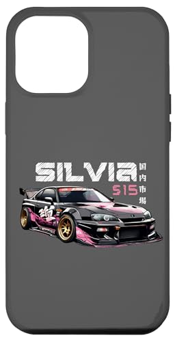 Retro-JDM Silvia S15 Drift-Rennwagen für den japanischen Inlandsmarkt Hülle für iPhone 12 Pro Max Retro-JDM Silvia S15 Drift-Rennwagen für den japanischen Inlandsmarkt Hülle für iPhone 12 Pro Max von JDM Japanese Automotive Tuning Car Art