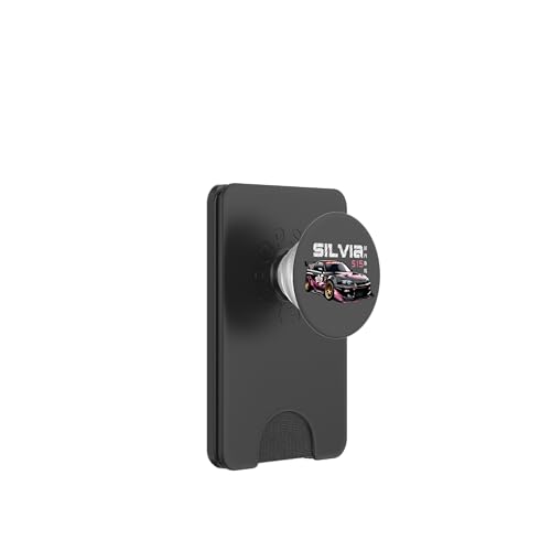 Retro-JDM Silvia S15 Drift-Rennwagen für den japanischen Inlandsmarkt PopSockets PopWallet für MagSafe von JDM Japanese Automotive Tuning Car Art