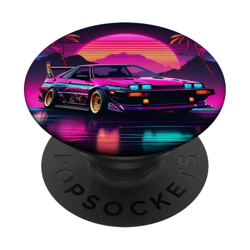 Retro Sunset JDM Japan Domestic Market Drift Race Car Geschenk PopSockets Klebender PopGrip Retro Sunset JDM Japan Domestic Market Drift Race Car Geschenk PopSockets Klebender PopGrip von JDM Japanese Automotive Tuning Car Art