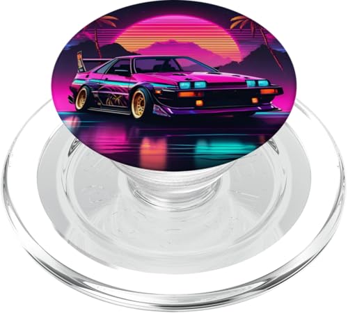 Retro Sunset JDM Japan Domestic Market Drift Race Car Geschenk PopSockets PopGrip für MagSafe Retro Sunset JDM Japan Domestic Market Drift Race Car Geschenk PopSockets PopGrip für MagSafe von JDM Japanese Automotive Tuning Car Art