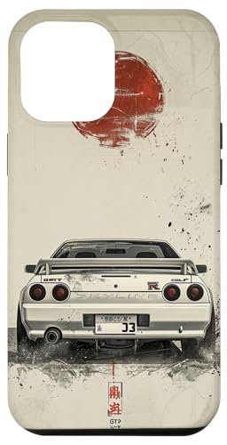 Hülle für iPhone 12 Pro Max JDM Legendary Gt R 32 Skyline im Vintage-Look von JDM Skyline GT r Phone Accessories