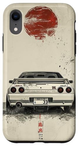 Hülle für iPhone XR JDM Legendary Gt R 32 Skyline im Vintage-Look von JDM Skyline GT r Phone Accessories