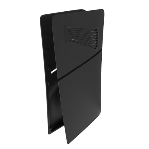 JDXFENG Frontplatten-Konsolenabdeckung, staubdicht, seitliche Frontplatten-Hülle mit Lüftungsschlitzen, schützende Hautabdeckungen, Hülle for PS5 Slim Disc Edition for Playstation5 Slim Dis von JDXFENG