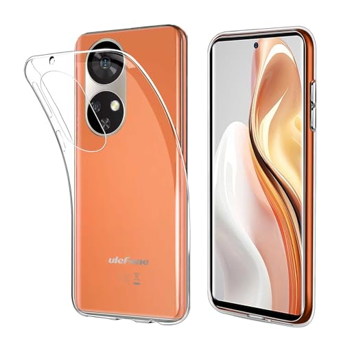 JDXHFF Hülle Kompatibel mit Ulefone Note 17 Pro (6.78") Transparent Weich Silikon Schutzhülle Flexibel TPU Tasche Case Clear von JDXHFF