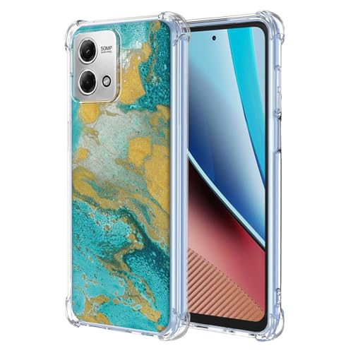 JDYGWK Schutzhülle für Moto G Stylus 4G 2023, Blumenmuster, weiches TPU-Silikon, dünn, stoßfest, kratzfest, Schutzhülle für Motorola G Stylus 4G 2023, Grünes Meer JDYGWK Schutzhülle für Moto G Stylus 4G 2023, Blumenmuster, weiches TPU-Silikon, dünn, stoßfest, kratzfest, Schutzhülle für Motorola G Stylus 4G 2023, Grünes Meer von JDYGWK