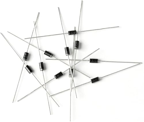 (100 Stück) 1N4001 Gleichrichterdiode, 50 V 1 A DO-41 Elektronische Silikon-Türklingel-Dioden von JDYYICZ