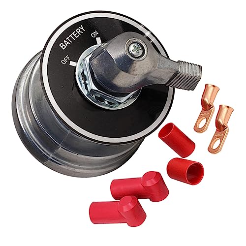 JECOMPRIS 1 Satz Hochstrom-Ausschalter Post Bootsbatterieschalter Trennschalter für Autobatterie Batterieisolator Netztrenner Stromgerät abschalten Aluminiumlegierung Silver JECOMPRIS 1 Satz Hochstrom-Ausschalter Post Bootsbatterieschalter Trennschalter für Autobatterie Batterieisolator Netztrenner Stromgerät abschalten Aluminiumlegierung Silver von JECOMPRIS
