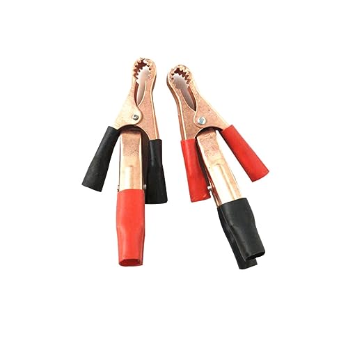 JECOMPRIS 10 Stück Ladeclip car emergency tool auto emergency tool car battery charger autobatterie ladegeräte Batterie Klemmen Set Clips Anschlüsse Alligatorklemmen Batterieclip - von JECOMPRIS