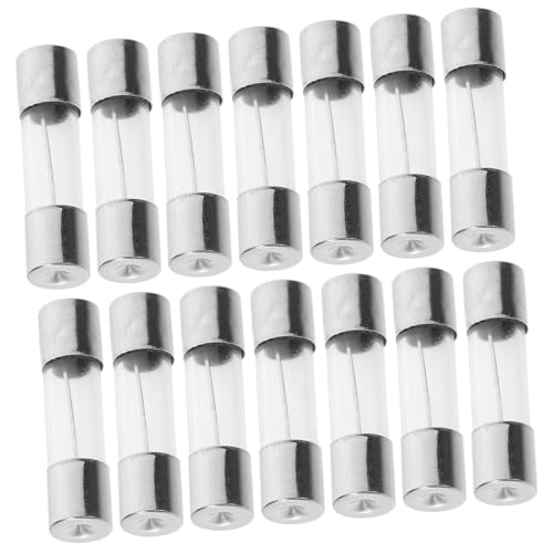 JECOMPRIS 100 Stück Sicherungsrohr Aus Glas Schmelzbar Im Freien Mini-sicherungen Material Automobil 10-a-250-v-sicherung Für Weihnachtsbeleuchtung Silver Kupfer JECOMPRIS 100 Stück Sicherungsrohr Aus Glas Schmelzbar Im Freien Mini-sicherungen Material Automobil 10-a-250-v-sicherung Für Weihnachtsbeleuchtung Silver Kupfer von JECOMPRIS