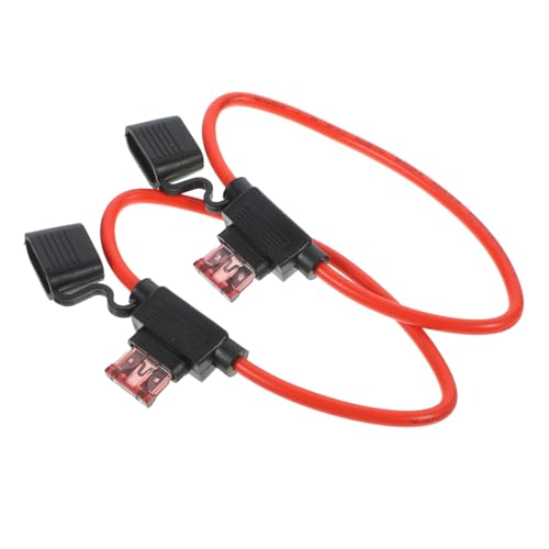 JECOMPRIS 2 Stück Sicherungskasten sicherungen zündschnurr sicherung kfz sicherung auto fuseta Verteilerblockwagen Sicherungsblock Batterieklemmen-Verteilerblock 10awg-Verteilerblock Gummi von JECOMPRIS