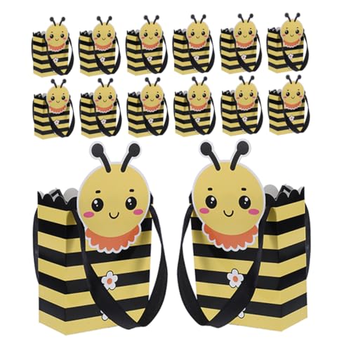JECOMPRIS 20 Stück Handgeschenktüten Goodie Bags Babyparty Party Geschenktüten Babyparty Party Geschenktüten Kleine Süßigkeitentüten Geburtstagsparty Geschenktüten Babyparty Leckerli von JECOMPRIS